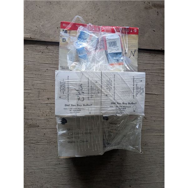 Miscellaneous lighting pack, all in original packaging