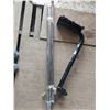 Image 1 : Hitch mountable bike rack with vintage boat ski bar