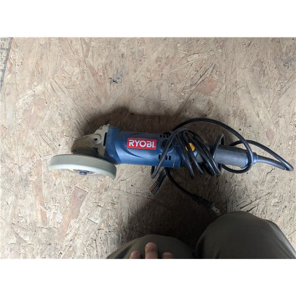 Ryobi angle grinder, tested-works