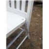 Image 6 : 3 chair, 1 wooden repaired, 2 banquet style stacking chairs