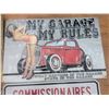 Image 3 : 4 tin signs for mancave or garage
