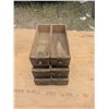 Image 1 : set of 6 vintage drawers, from sewing desk, outside dimensions 15"x5"x3.5"