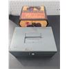 Image 1 : Jewelry box and metal cash box *no key*
