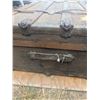 Image 6 : Vintage wooden travel trunk approx. 40"x21.5"x12"