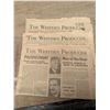 Image 2 : 3 vintage WW2 era Western Producer newspapers