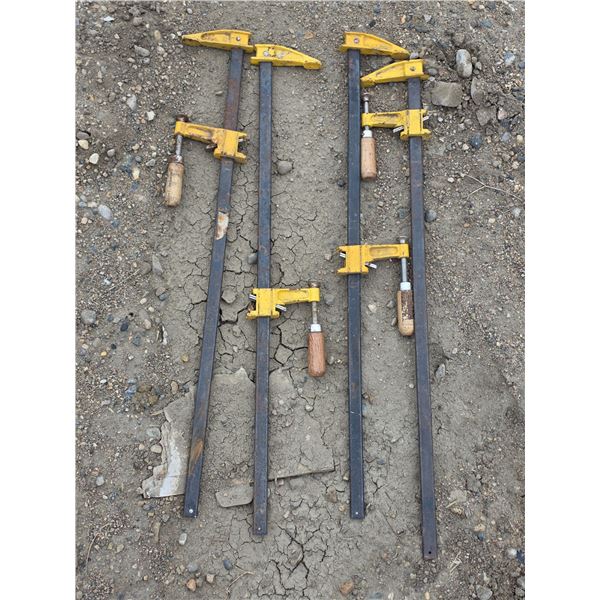 4 grip clamps- 27"L