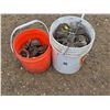 Image 1 : 2 buckets of coil nails