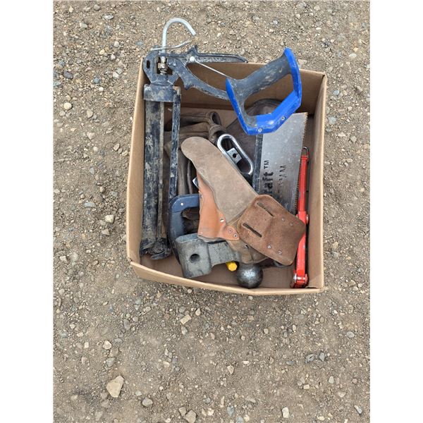 Box of misc tools