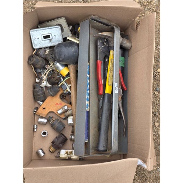 Box of misc tools