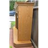 Image 2 : Large solid oak and oak 3/4 inch veneers fireplace surround & mantel. Never used, over $1,000.00 new