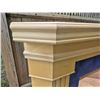 Image 4 : Large corner solid birch and birch 3/4 inch veneers fireplace surround & mantel. Never used, over $1