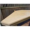 Image 5 : Large corner solid birch and birch 3/4 inch veneers fireplace surround & mantel. Never used, over $1