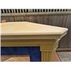 Image 6 : Large corner solid birch and birch 3/4 inch veneers fireplace surround & mantel. Never used, over $1
