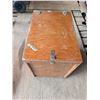 Image 1 : Wood Ice Auger Storage Box w/ hidden drawer 20x22.5x15.5