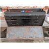 Image 2 : Vintage Pull Drawer Tool Box w/ Misc. Wrenches, Screw Drivers, and etc.
