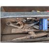 Image 5 : Vintage Pull Drawer Tool Box w/ Misc. Wrenches, Screw Drivers, and etc.