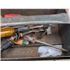Image 6 : Vintage Pull Drawer Tool Box w/ Misc. Wrenches, Screw Drivers, and etc.