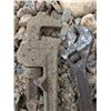 Image 5 : Lot of Vintage Pipe Wrenches, and etc.
