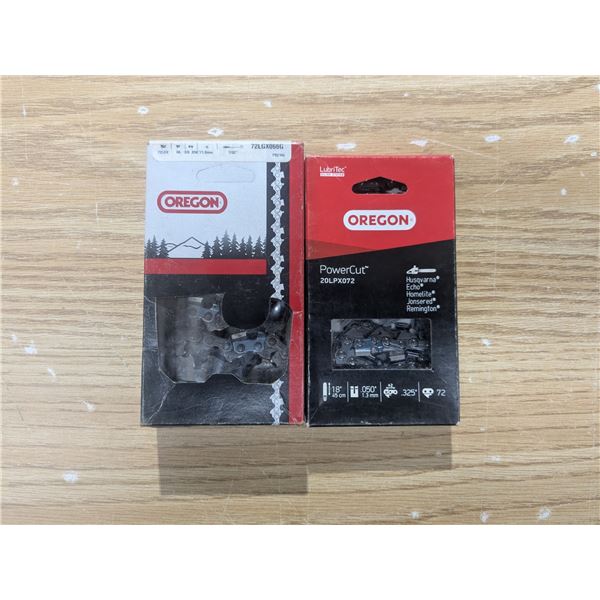 2 chainsaw chains, original packaging