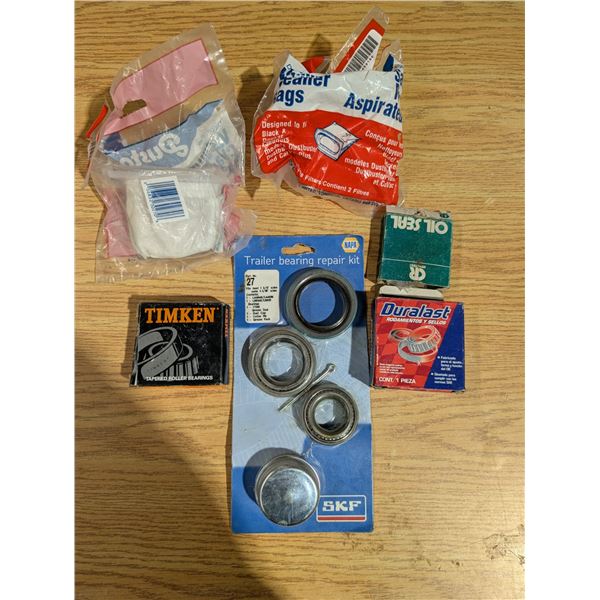 Lot of Trailer Bearing Repair Kit, Tapered, and etc.