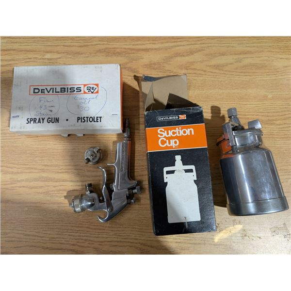 Vintage Devibiss Suction Cup/Spray Gun