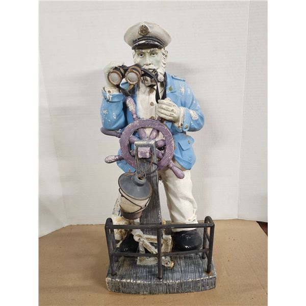 21" Tall Sailor Garden Décor w/ Solar Light (not Tested)