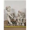 Image 2 : (2) Children Playing Garden Statue/Décor Items