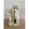 Image 5 : (2) Children Playing Garden Statue/Décor Items