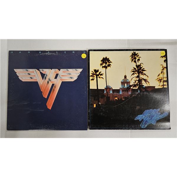 Van Halen and Eagles Hotel California records