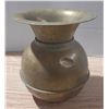 Image 4 : Antique Union Pacific Railroad Brass Spittoon Weighted Bottom