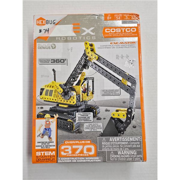Hex Bug Excavator Robotic Building Set, 370 Pieces