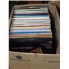 Image 1 : Box of vinyl records