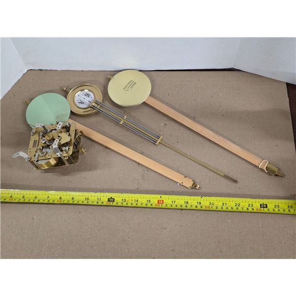 Vintage spare clock parts