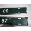 Image 3 : (2) 1982 Saskatoon License Plates