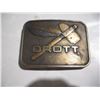 Image 2 : Drott Tomahawk Brass Belt Buckle