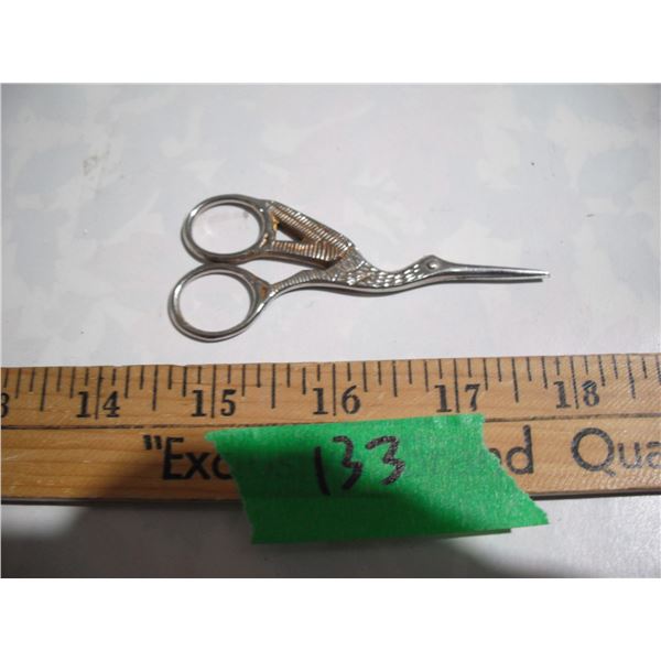 Vintage Stork Bird Scissors