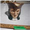 Image 1 : Vintage Royal Daulton Vicar of Bray Toby Mug, 6.75” Tall **Repaired**