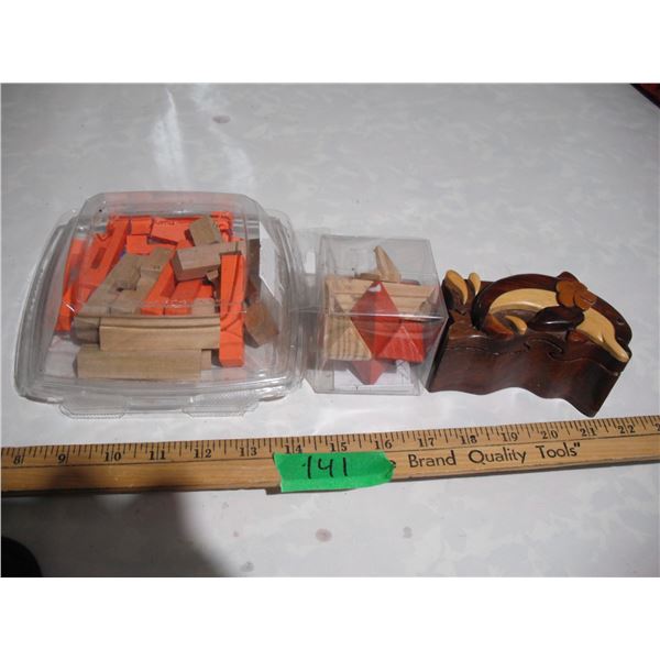 (3) Wooden Puzzles