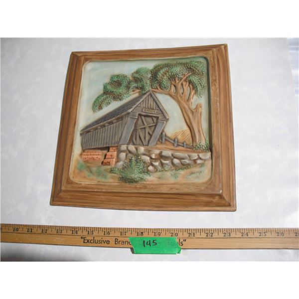 1984 Ceramic Picture, 11.5”x 11.5”