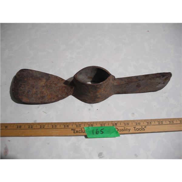 Vintage Mattock Pick Axe Head, 14”