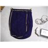 Image 3 : Crown Royal Bag, Silk Tassel Alarm Clock, Shot Glass