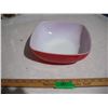 Image 1 : 9” Red Pyrex Bowl
