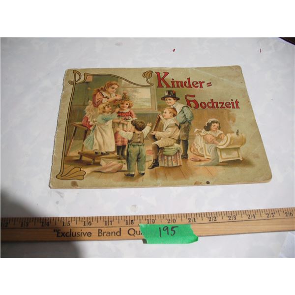 Kinder Hochzeit German Children’s Picture Book