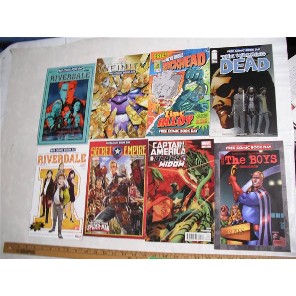 (8) Comic Books