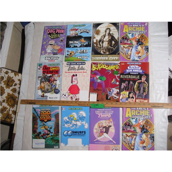 (12) Comic Books