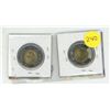 Image 1 : (2) 2026 Canadian $2 coin, known as a "toonie," celebrating the 30th anniversary of the denomination