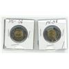 Image 2 : (2) 2026 Canadian $2 coin, known as a "toonie," celebrating the 30th anniversary of the denomination
