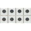 Image 2 : Set of Canadian 25-cent commemorative coins featuring Remembrance Day poppies, issued in 2004, 2008,