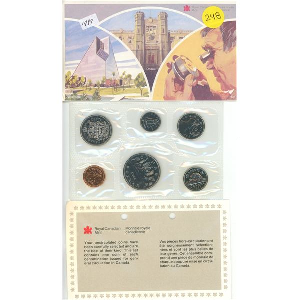 1984 Canada Proof Like Uncirculated Coin Set.