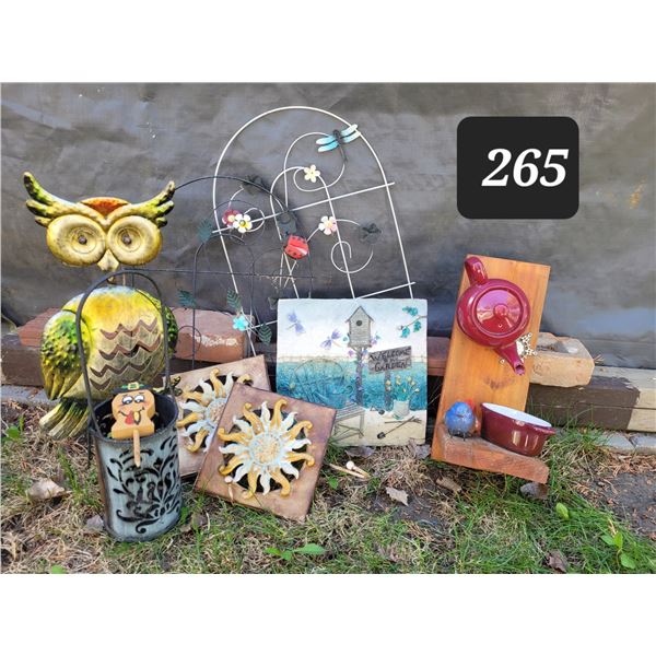 Yard decor.